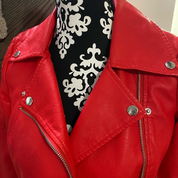 Red Leather Jacket - Picture 3 of 7